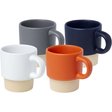 Logotrade promotional product image of: Olympia 130 ml stackable expresso cup with clay bottom
