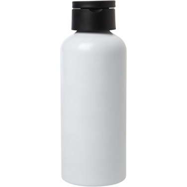 Logo trade corporate gifts image of: Trinity 600 ml RCS certified recycled aluminium water bottle with RPET lid