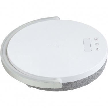 Logo trade advertising product photo of: Prixton 4-in-1 10W Bluetooth® speaker with LED light and wireless charging base