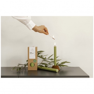 Logo trade advertising products picture of: Originalhome dinner candle matcha
