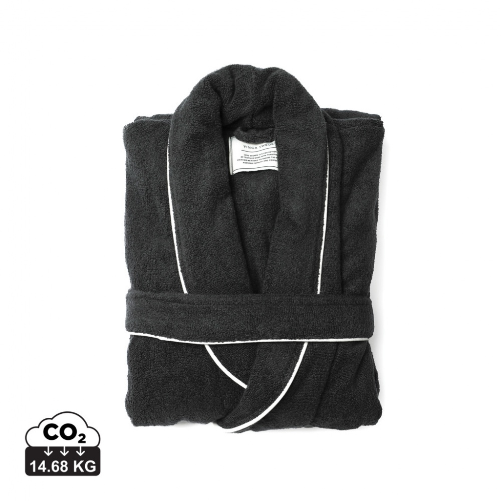 Logo trade promotional products picture of: VINGA Harper bathrobe S/M
