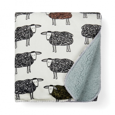 Logotrade promotional item image of: VINGA Sheep GRS recycled PET pile blanket