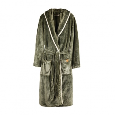 Logo trade business gifts image of: VINGA Louis luxury plush GRS RPET robe size S-M