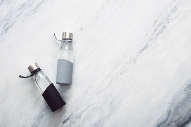 Logo trade promotional merchandise photo of: VINGA Lean Glass Water Bottle