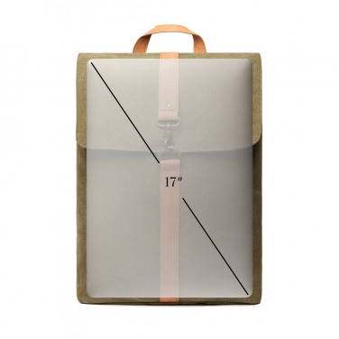 Logo trade advertising products picture of: VINGA Bosler backpack GRS recycled canvas