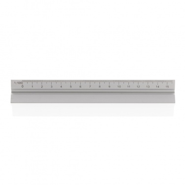 Logotrade promotional product picture of: 15cm. Aluminum triangular ruler