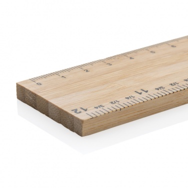 Logotrade promotional items photo of: Timberson extra thick 30cm double sided bamboo ruler