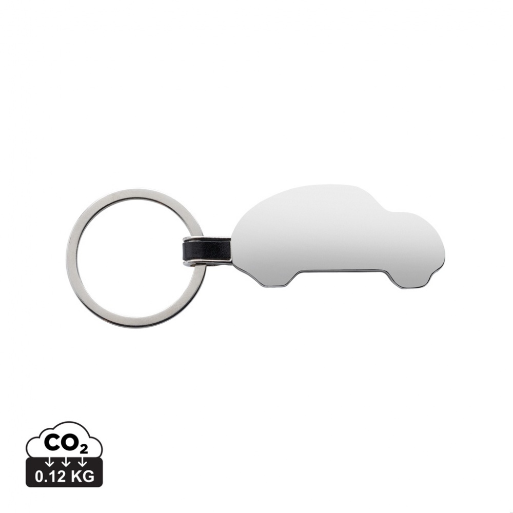 Logotrade advertising product picture of: RCS recycled zinc alloy car keyring