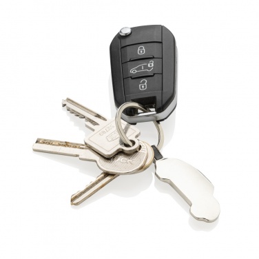 Logotrade business gifts photo of: RCS recycled zinc alloy car keyring