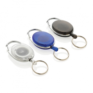 Logotrade advertising products photo of: RCS recycled ABS roller clip keychain