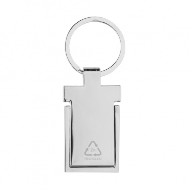 Logo trade promotional item photo of: RSC recycled zinc alloy phone stand keychain