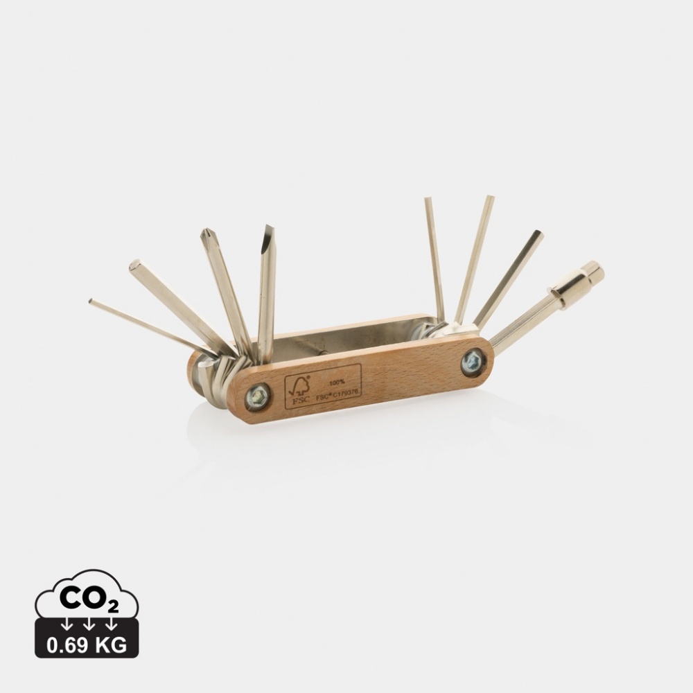 Logo trade promotional merchandise picture of: Wooden hex tool