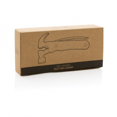 Logotrade promotional gifts photo of: Wooden multi-tool hammer