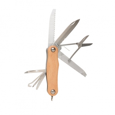 Logo trade business gifts image of: Wood pocket knife