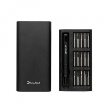 Logo trade corporate gifts image of: Gear X 31 in 1 precision screwdriver set