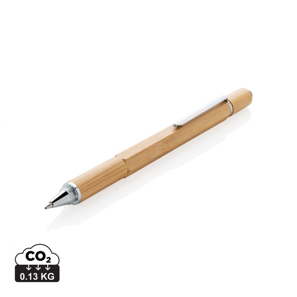 Logotrade promotional merchandise photo of: Bamboo 5-in-1 toolpen