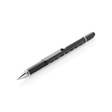 Logotrade promotional item picture of: 5-in-1 aluminium toolpen