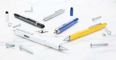 Logotrade promotional item image of: 5-in-1 aluminium toolpen