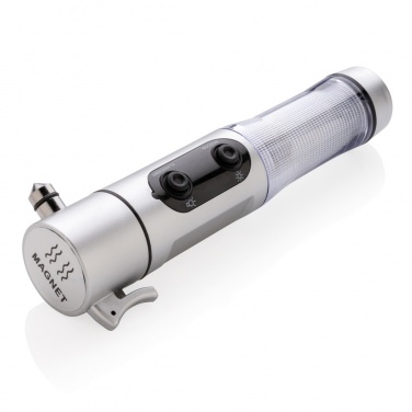 Logo trade promotional merchandise image of: Emergency light with hammer