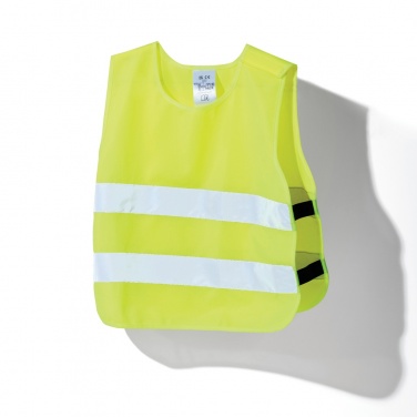 Logotrade promotional item image of: GRS recycled PET high-visibility safety vest 3-6 years