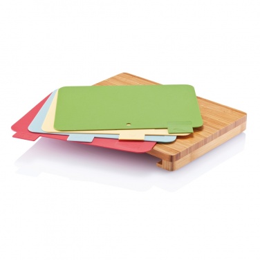 Logotrade advertising product picture of: Cutting board with 4pcs hygienic boards