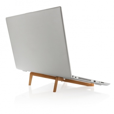Logotrade advertising product image of: Bamboo portable laptop stand