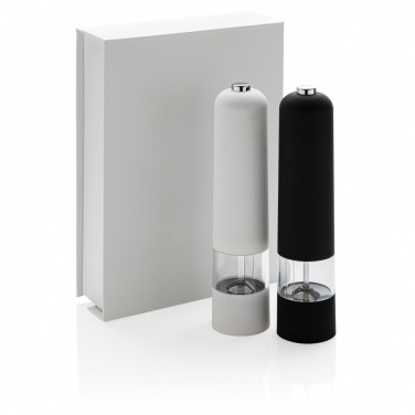 Logo trade promotional gift photo of: Electric pepper and salt mill set