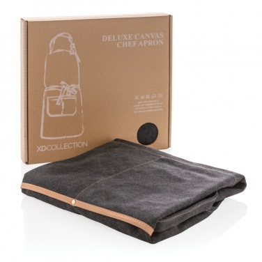 Logo trade corporate gift photo of: Deluxe canvas chef apron