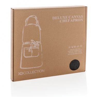 Logo trade corporate gifts picture of: Deluxe canvas chef apron