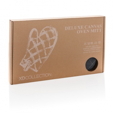 Logotrade business gift image of: Deluxe canvas oven mitt