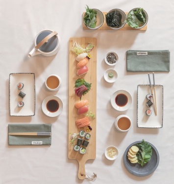 Logotrade promotional merchandise photo of: Ukiyo 3pc serving bowl set with bamboo tray
