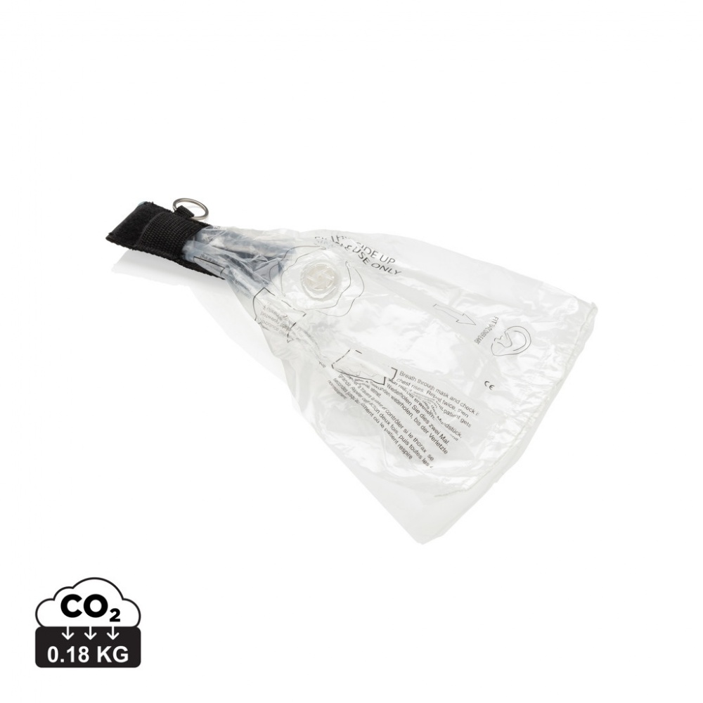 Logo trade advertising product photo of: Keychain CPR mask