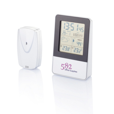 Logo trade promotional giveaway photo of: Indoor/outdoor weather station