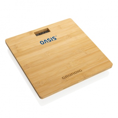 Logotrade advertising product picture of: Grundig Bamboo Digital Body Scale
