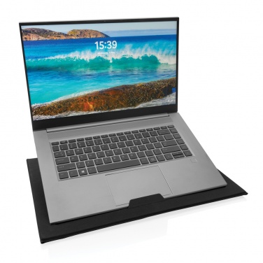 Logo trade promotional products picture of: Impact AWARE RPET Foldable desk organizer with laptop stand