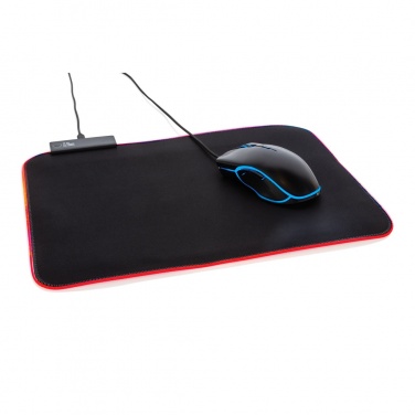 Logo trade corporate gift photo of: RGB gaming mousepad