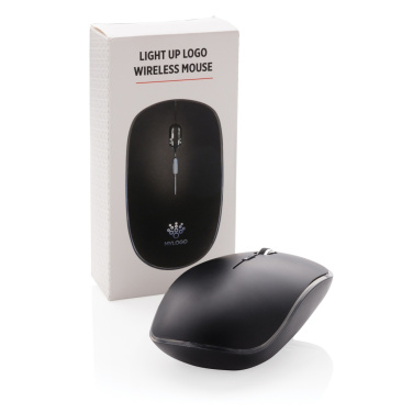 Logotrade promotional giveaway picture of: Light up logo wireless mouse