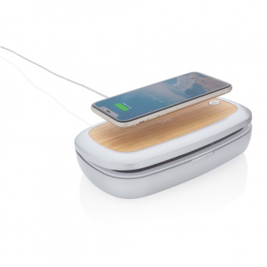 Logotrade promotional giveaways photo of: Rena UV-C steriliser box with 5W wireless charger