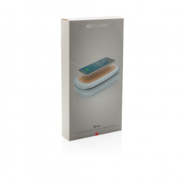 Logo trade promotional merchandise photo of: Rena UV-C steriliser box with 5W wireless charger