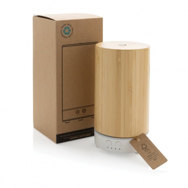 Logotrade promotional item image of: RCS recycled plastic and bamboo aroma diffuser