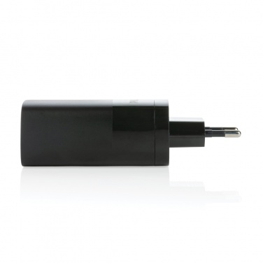 Logo trade business gifts image of: Philips 65W ultra fast PD 3-port USB wall charger