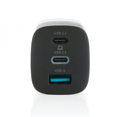 Logotrade advertising products photo of: Philips 65W ultra fast PD 3-port USB wall charger