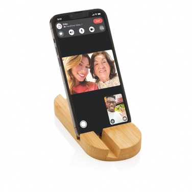 Logotrade promotional giveaway picture of: Bamboo tablet and phone holder