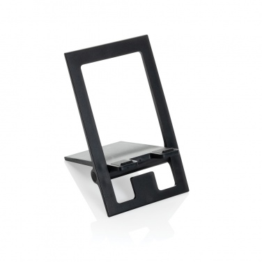 Logotrade promotional product picture of: SnapStand RCS recycled plastic foldable phone stand
