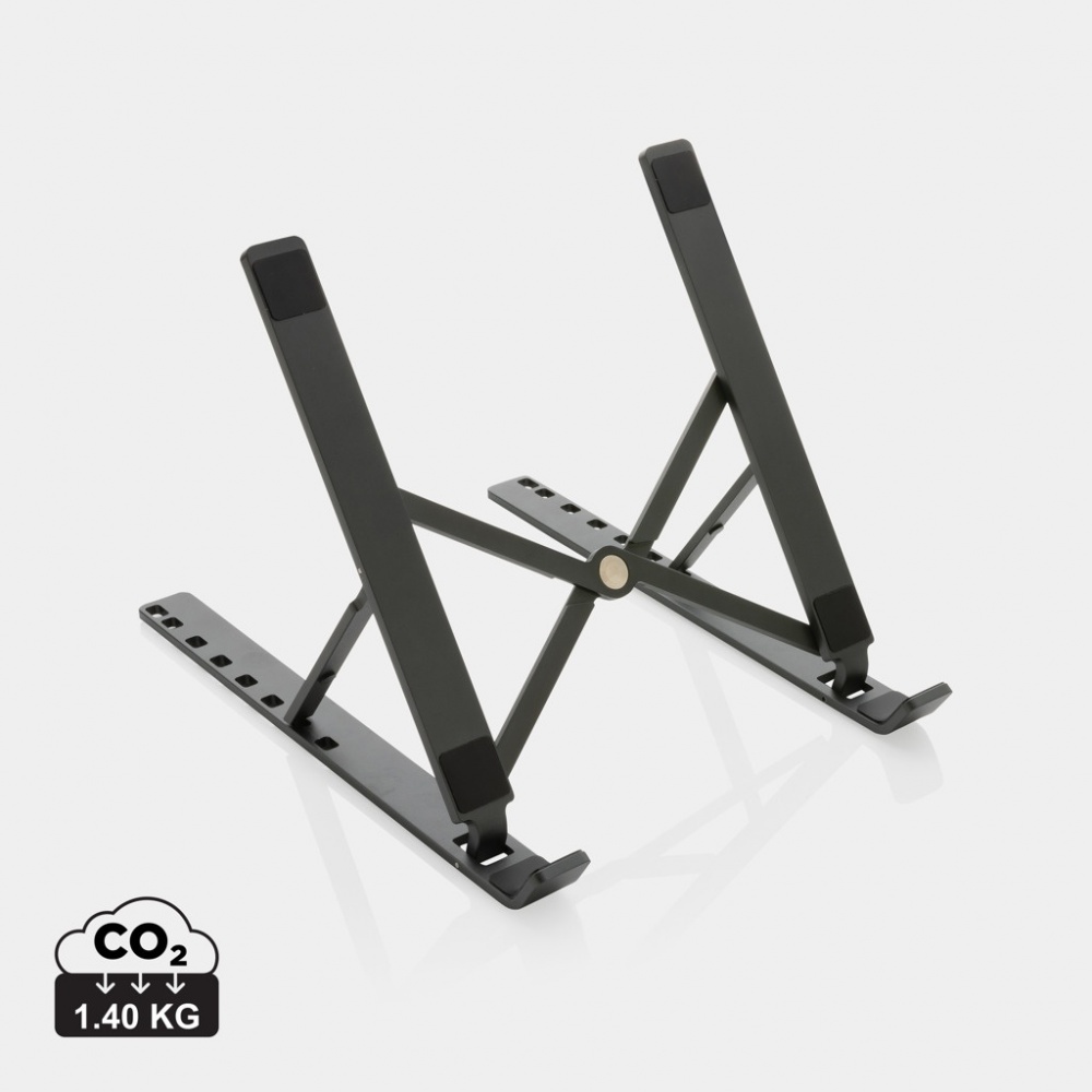 Logo trade corporate gifts picture of: Terra RCS recycled aluminium universal laptop/tablet stand