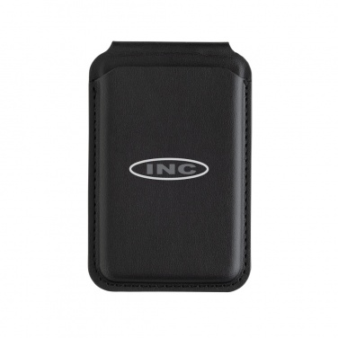 Logotrade business gift image of: Magstand RCS recycled PU magnetic phone wallet with stand