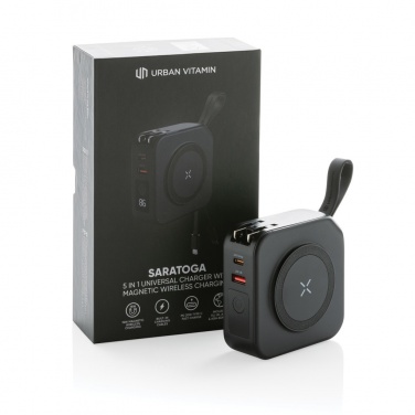 Logo trade business gift photo of: Urban Vitamin Saratoga 5 in 1 universal charger