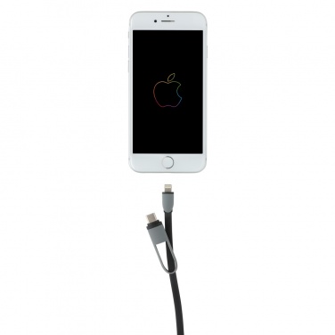 Logo trade promotional giveaways image of: 3-in-1 retractable cable