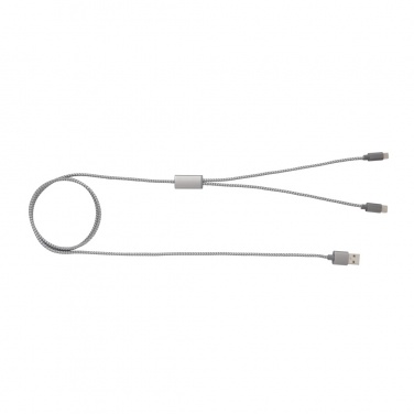 Logotrade promotional products photo of: 3-in-1 braided cable