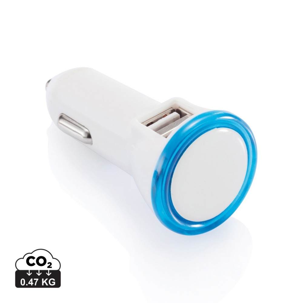 Logotrade advertising product image of: Powerful dual port car charger